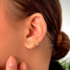 CANDONGA ESFERA MEDIANA-CANDONGAS-JOYERIA D'ORÉ-ORO LAMINADO 18K CALI
