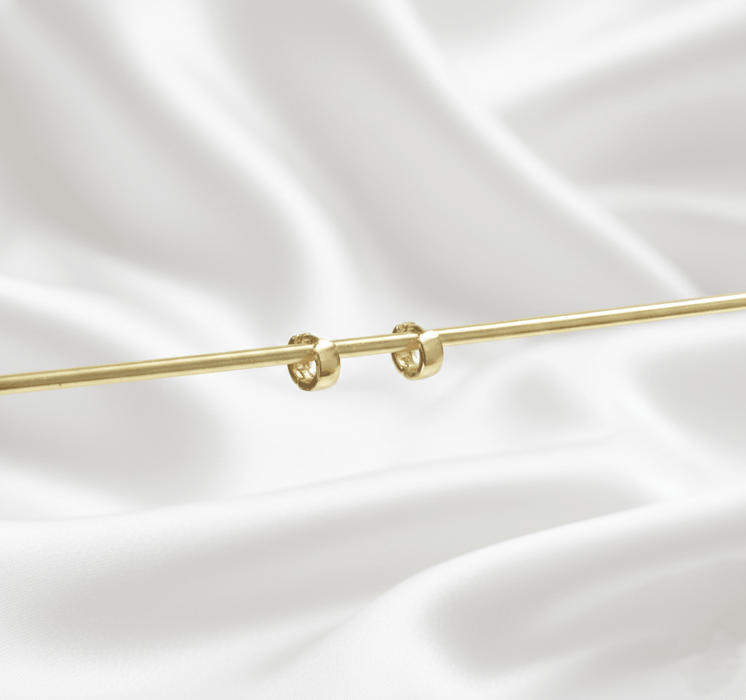 CANDONGA LISA PEQUEÑA ANCHA-CANDONGAS-JOYERIA D'ORÉ-ORO LAMINADO 18K CALI