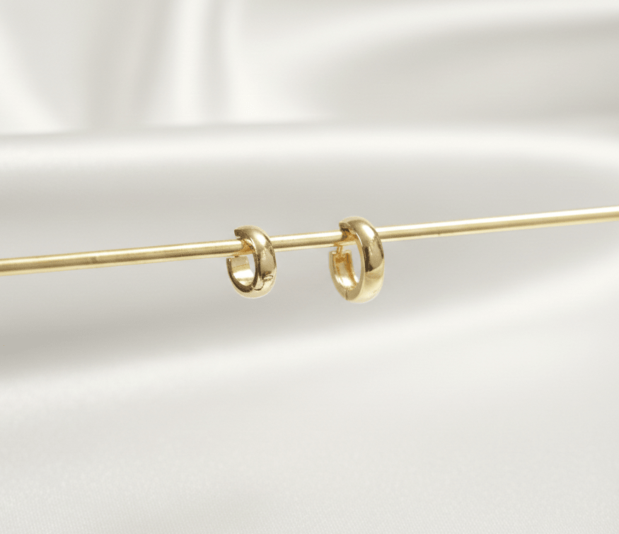 CANDONGA MEDIANA GRUESA-CANDONGAS-JOYERIA D'ORÉ-ORO LAMINADO 18K CALI