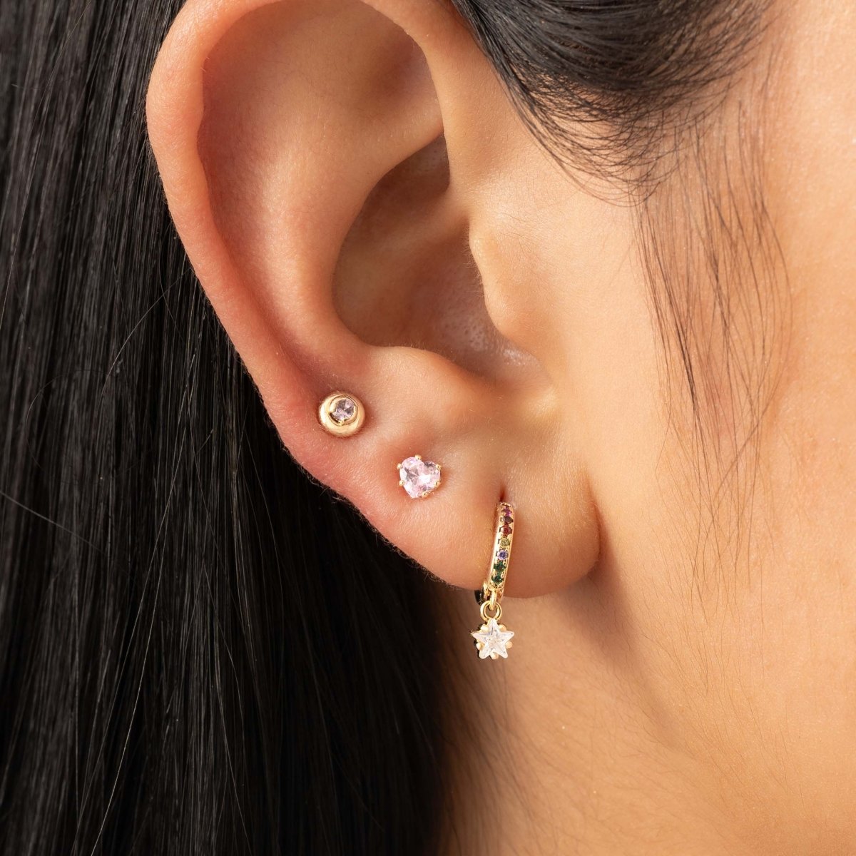 CANDONGA RAINBOW STAR-CANDONGAS-JOYERIA D'ORÉ-ORO LAMINADO 18K CALI