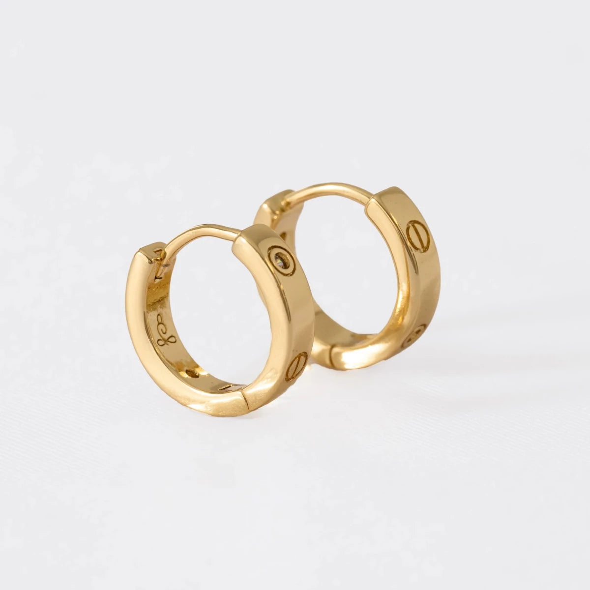 CANDONGAS CARTIER MEDIANAS-CANDONGAS-JOYERIA D'ORÉ-ORO LAMINADO 18K CALI