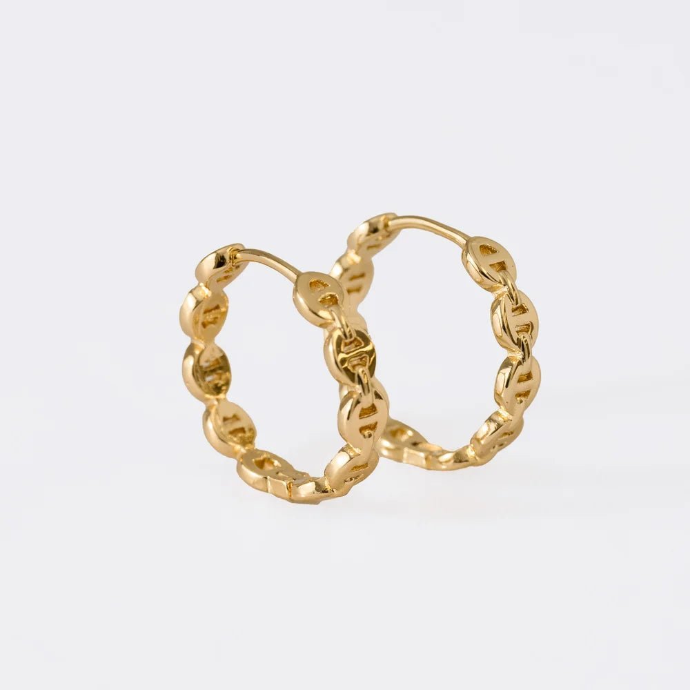CANDONGAS GUCCI GRANDES oro laminado 18k cali