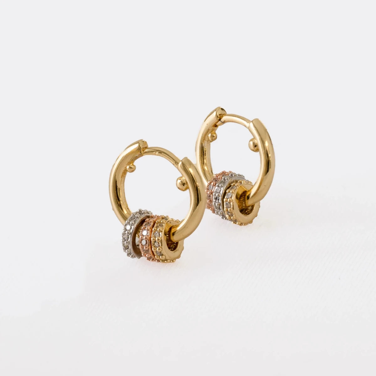 CANDONGAS TRES AROS-CANDONGAS-JOYERIA D'ORÉ-ORO LAMINADO 18K CALI