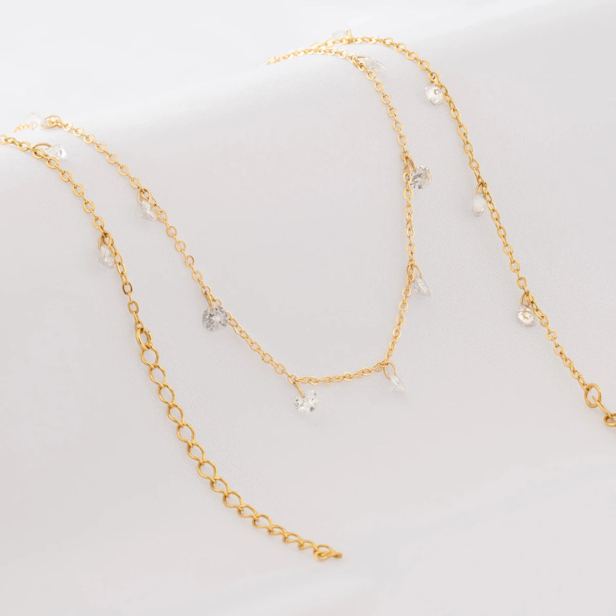 CHOKER GYPSY 35CM + EXTENSOR-CADENAS-JOYERIA D'ORÉ-ORO LAMINADO 18K CALI