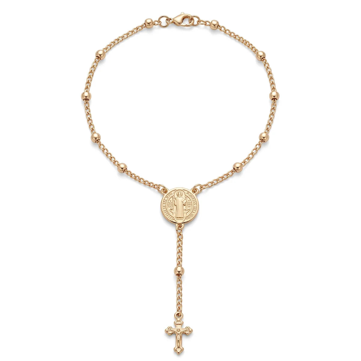 DENARIO BENDICION 18CM oro laminado 18k cali 5