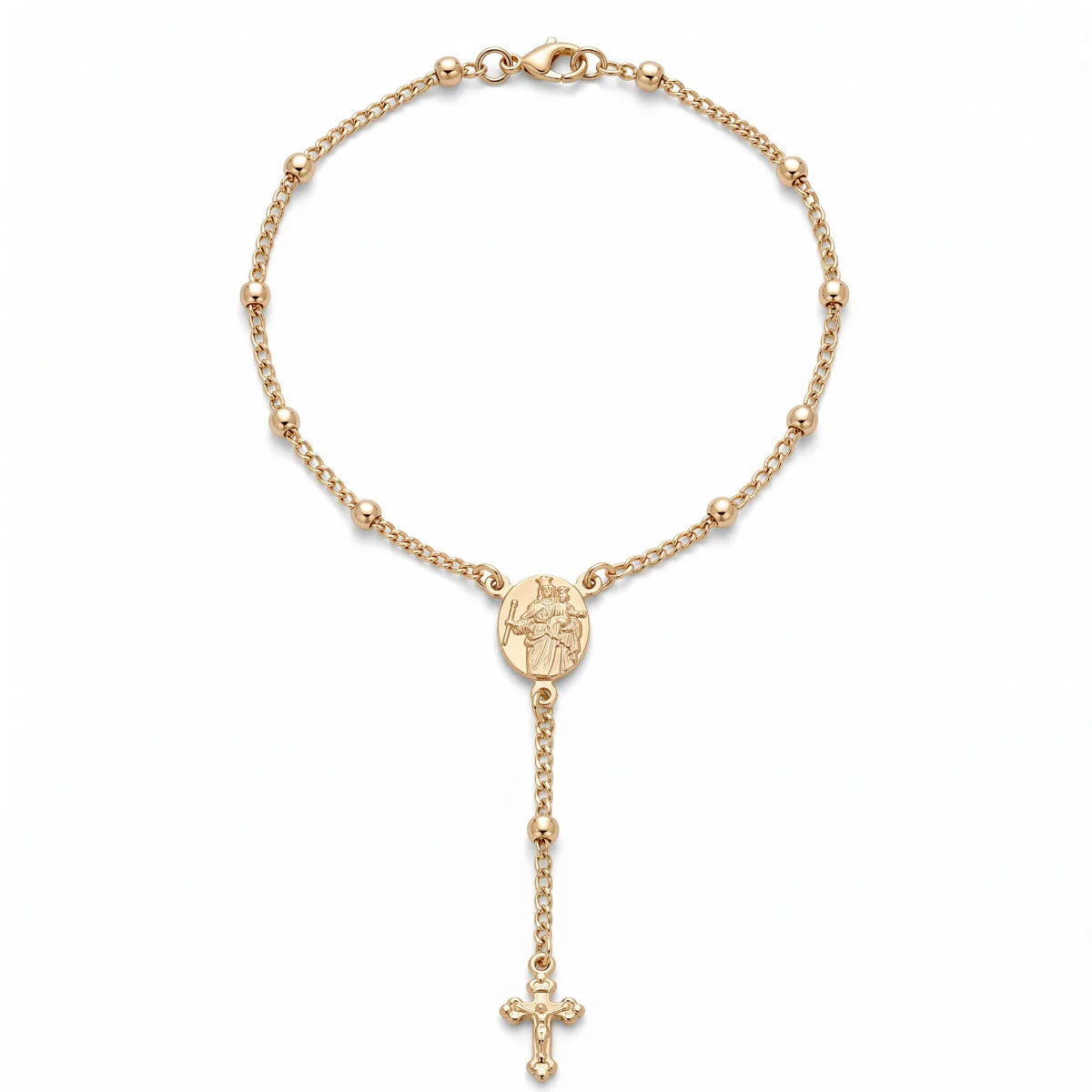 DENARIO BENDICION 18CM oro laminado 18k cali 6