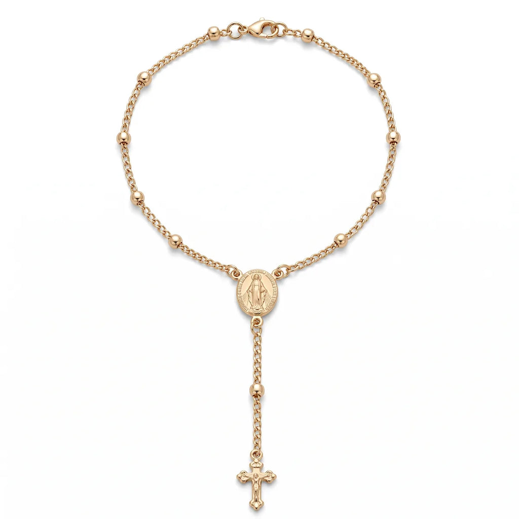 DENARIO BENDICION 18CM oro laminado 18k cali 7