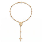DENARIO BENDICION 18CM oro laminado 18k cali 7