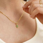 DIJE CACTUS VERDE-DIJES-JOYERIA D'ORÉ-ORO LAMINADO 18K CALI