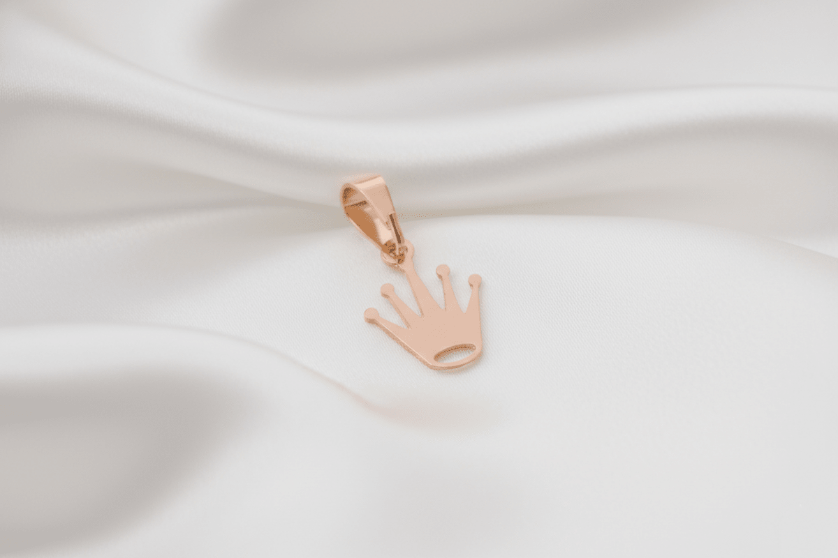 DIJE CORONA RX 5 PUNTAS-DIJES-JOYERIA D'ORÉ-ORO LAMINADO 18K CALI