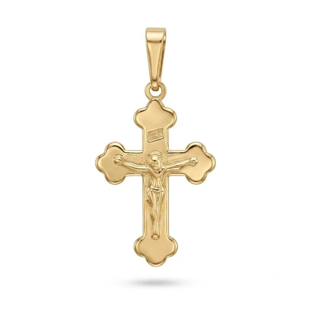 DIJE CRISTO REDENTOR 32MM oro laminado 18k cali