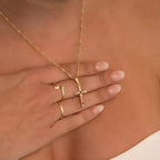DIJE CRUZ COLORS 2.5MM-DIJES-JOYERIA D'ORÉ-ORO LAMINADO 18K CALI