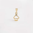 DIJE CUPCAKE CRISTAL-DIJES-JOYERIA D'ORÉ-ORO LAMINADO 18K CALI