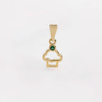 DIJE CUPCAKE VERDE-DIJES-JOYERIA D'ORÉ-ORO LAMINADO 18K CALI