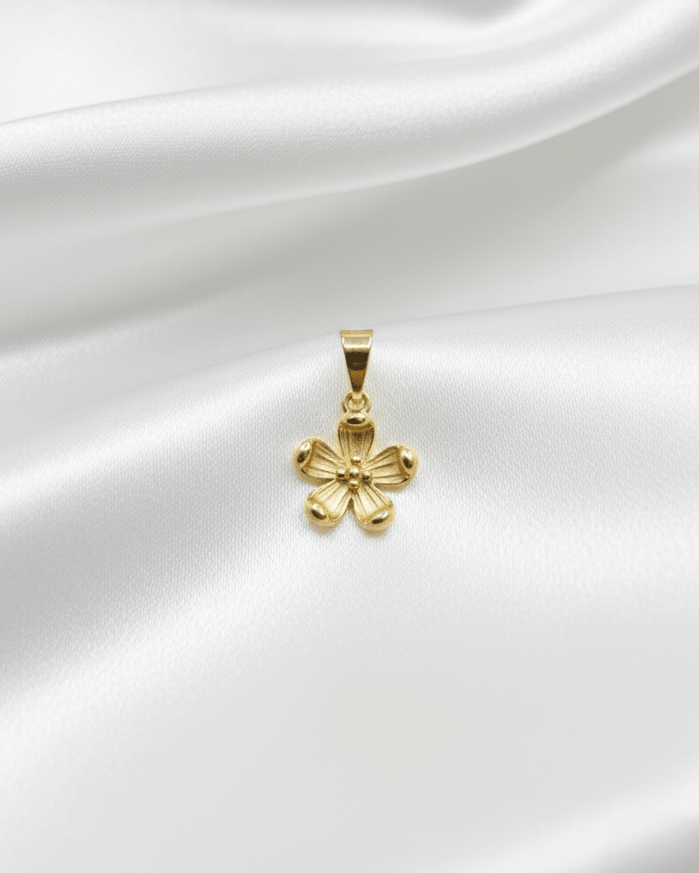 DIJE FLOR-DIJES-JOYERIA D'ORÉ-ORO LAMINADO 18K CALI