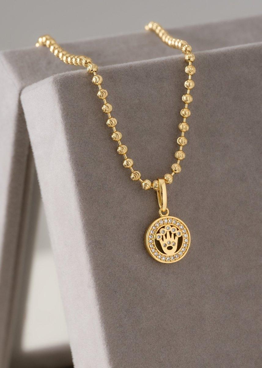 DIJE GOLDEN CROWN-DIJES-JOYERIA D'ORÉ-ORO LAMINADO 18K CALI