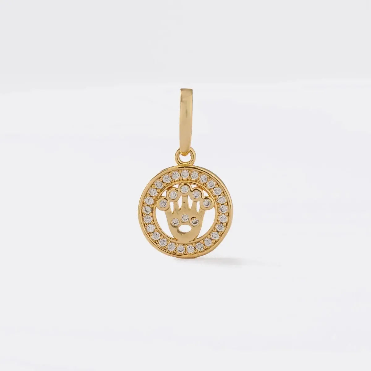 DIJE GOLDEN CROWN-DIJES-JOYERIA D'ORÉ-ORO LAMINADO 18K CALI