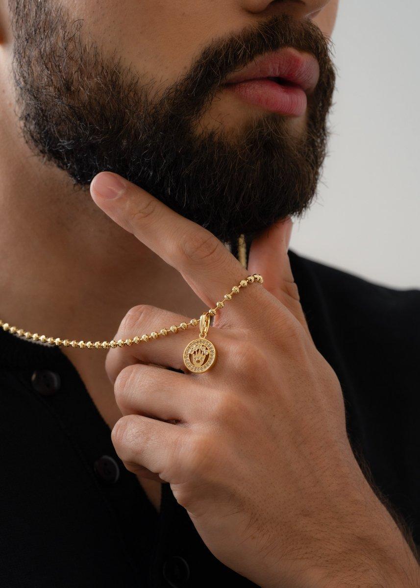 DIJE GOLDEN CROWN-DIJES-JOYERIA D'ORÉ-ORO LAMINADO 18K CALI