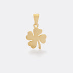 DIJE LUCKY CLOVER 1.7CM-DIJES-JOYERIA D'ORÉ-ORO LAMINADO 18K CALI