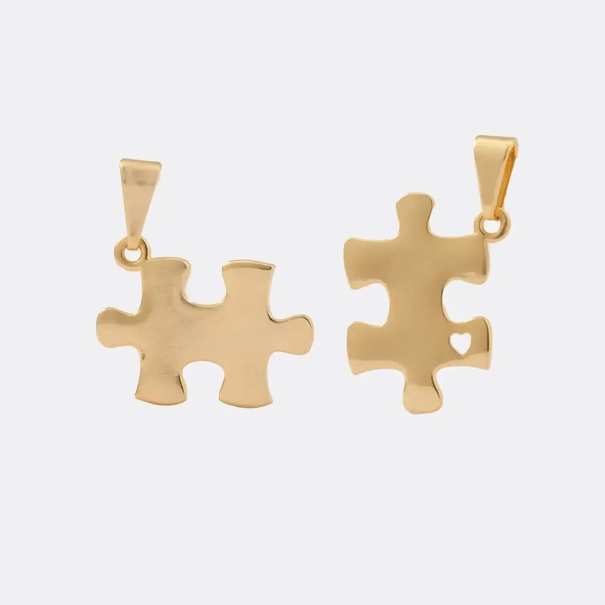 DIJE PUZZLE LOVE-DIJES-JOYERIA D'ORÉ-ORO LAMINADO 18K CALI