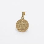 DIJE SAN BENITO ROYALE oro laminado 18k cali 3