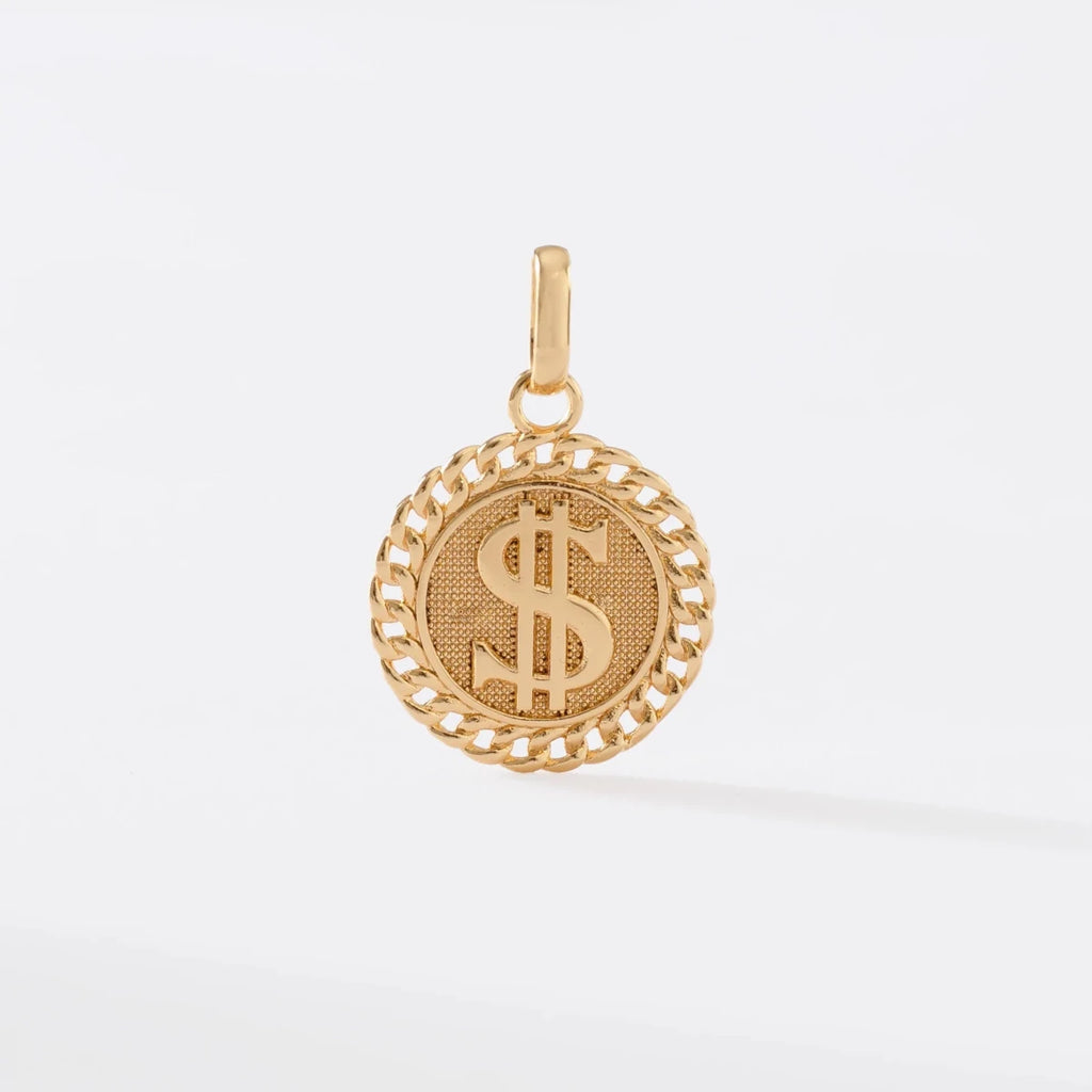 DIJE SIGNO PESO MEDIANO-DIJES-JOYERIA D'ORÉ-ORO LAMINADO 18K CALI