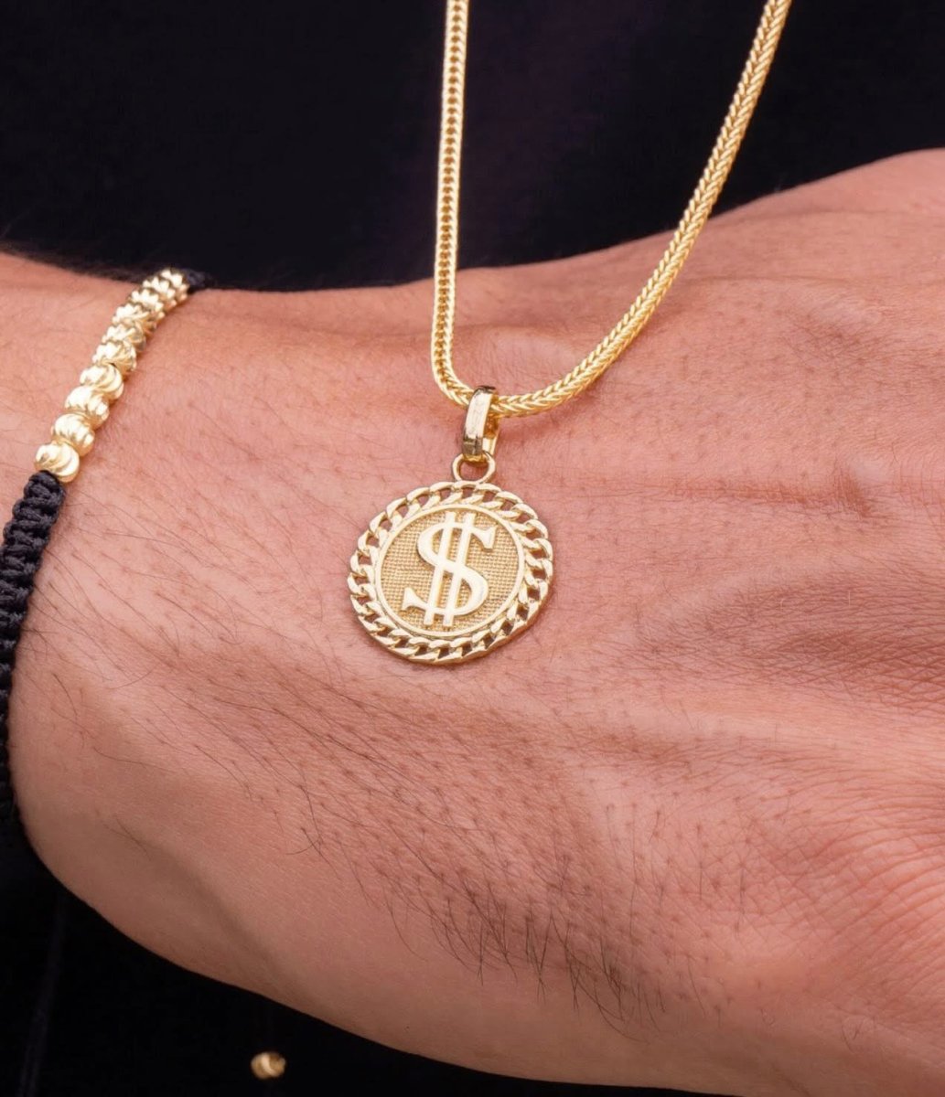 DIJE SIGNO PESO MEDIANO-DIJES-JOYERIA D'ORÉ-ORO LAMINADO 18K CALI