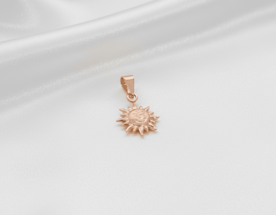 DIJE SOL 16 PUNTAS-DIJES-JOYERIA D'ORÉ-ORO LAMINADO 18K CALI