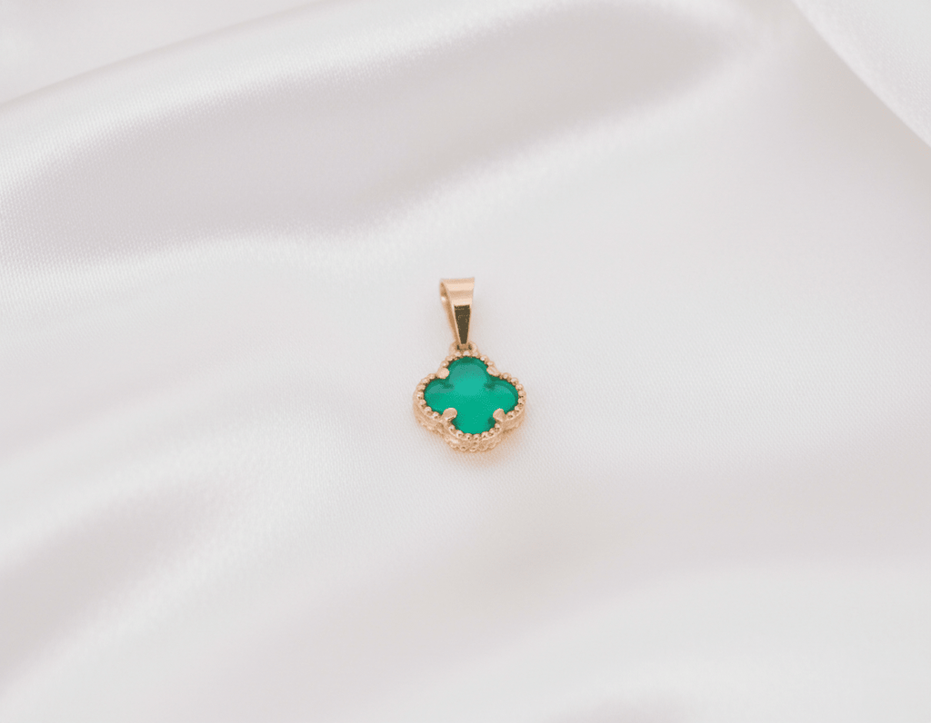 DIJE TRÉBOL-DIJES-JOYERIA D'ORÉ-ORO LAMINADO 18K CALI