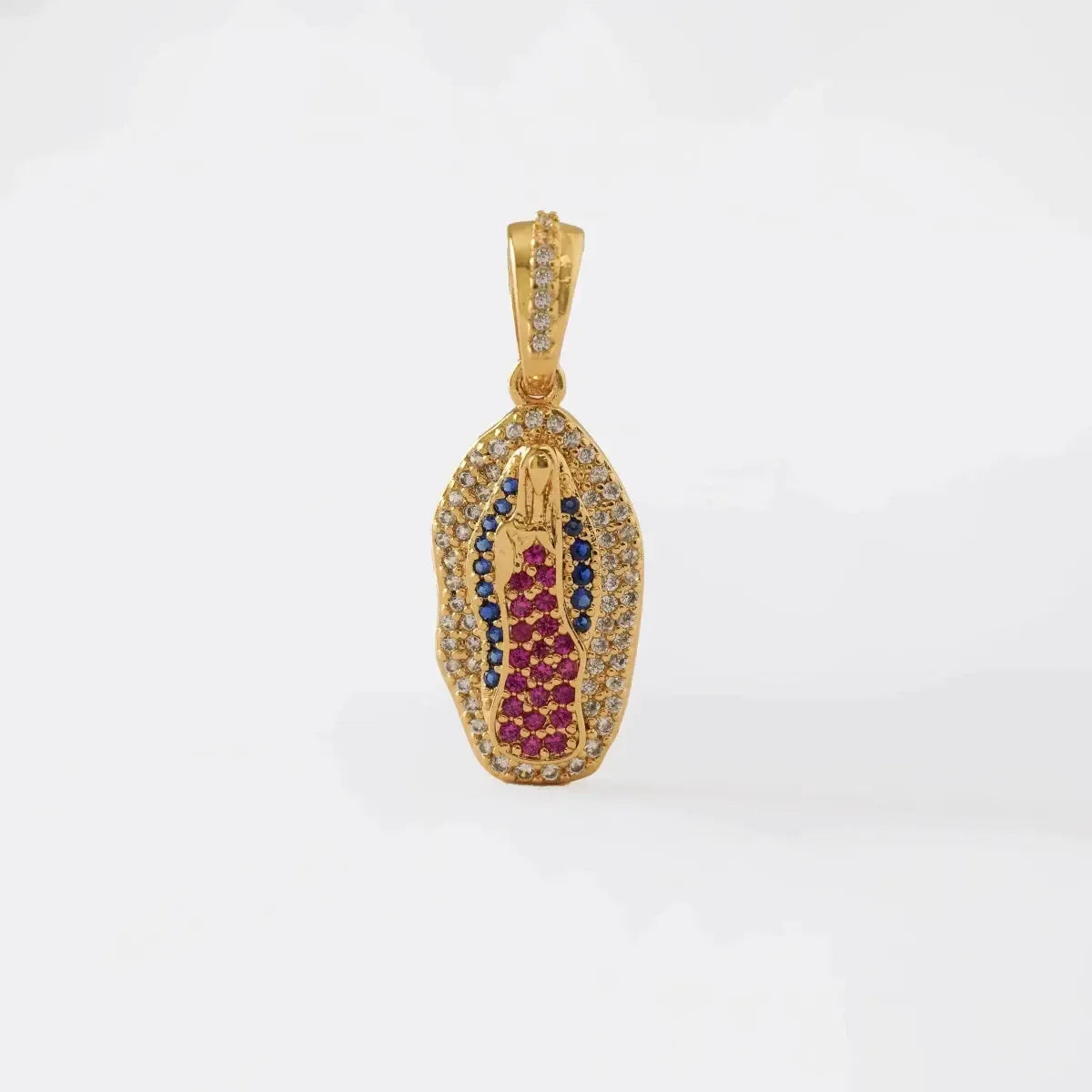DIJE VIRGEN GUADALUPE LUXE-DIJES-JOYERIA D'ORÉ-ORO LAMINADO 18K CALI