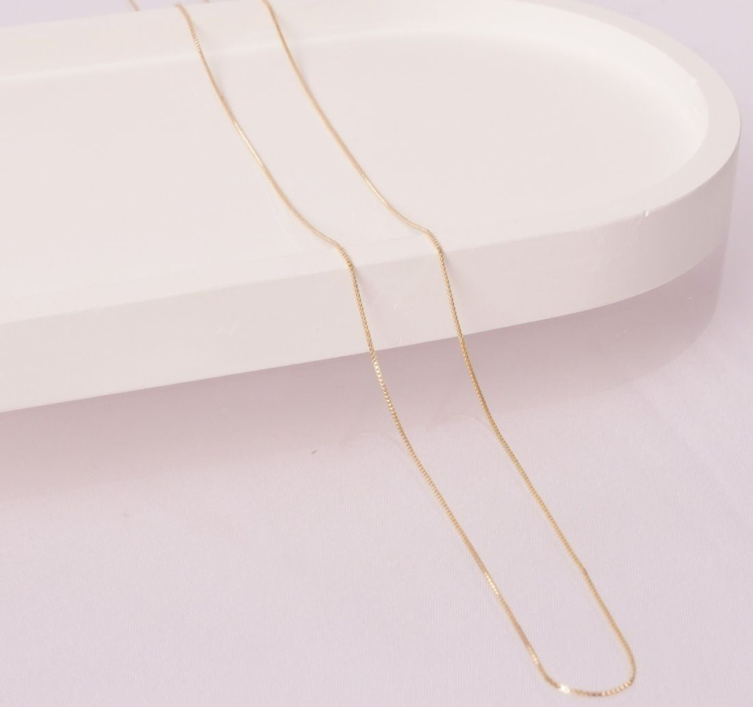 CADENA VENECIANA 50CM-CADENAS-JOYERIA D'ORÉ-ORO LAMINADO 18K CALI