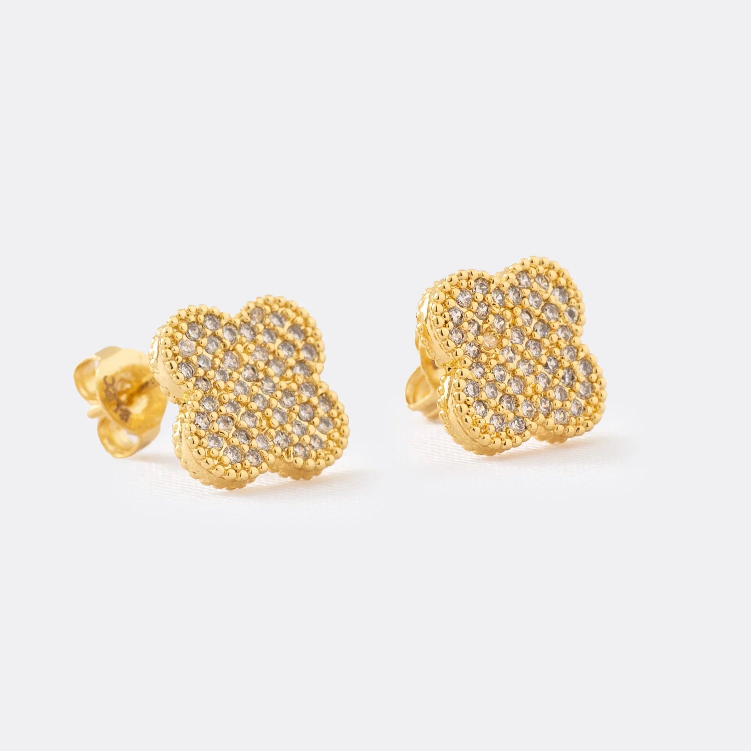 TOPO SHINE CLOVER 1.1CM-TOPOS-JOYERIA D'ORÉ-ORO LAMINADO 18K CALI