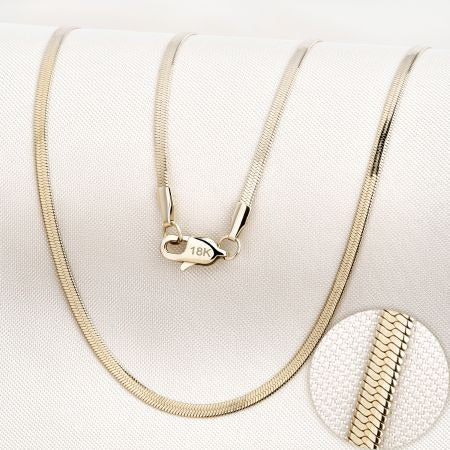 CADENA EGIPCIA 45CM 2MM-CADENAS-JOYERIA D'ORÉ-ORO LAMINADO 18K CALI