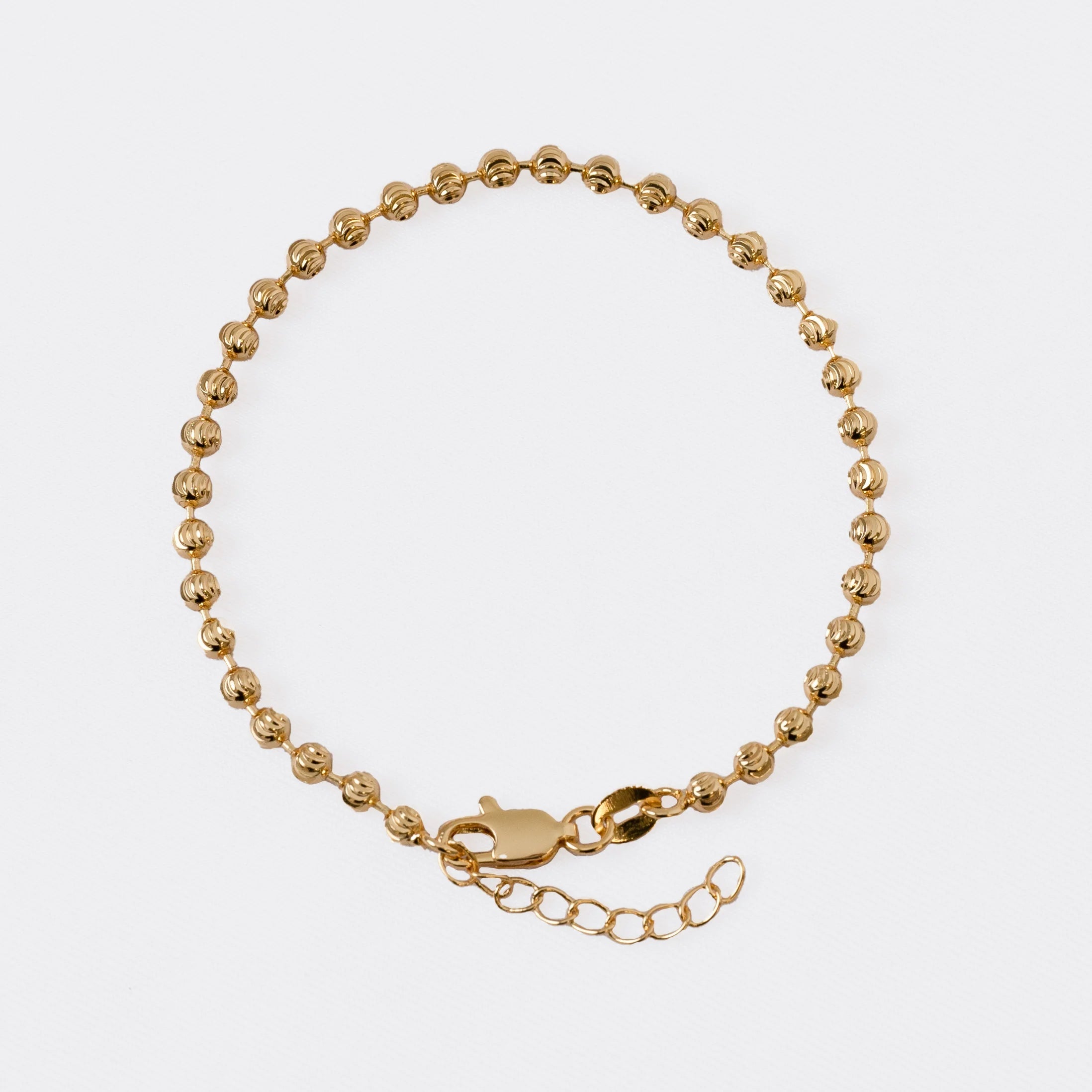 PULSERA ITALIANA 16CM 3MM (EXTENSOR)-PULSERAS ORO LAMINADO-JOYERIA D'ORÉ-ORO LAMINADO 18K CALI