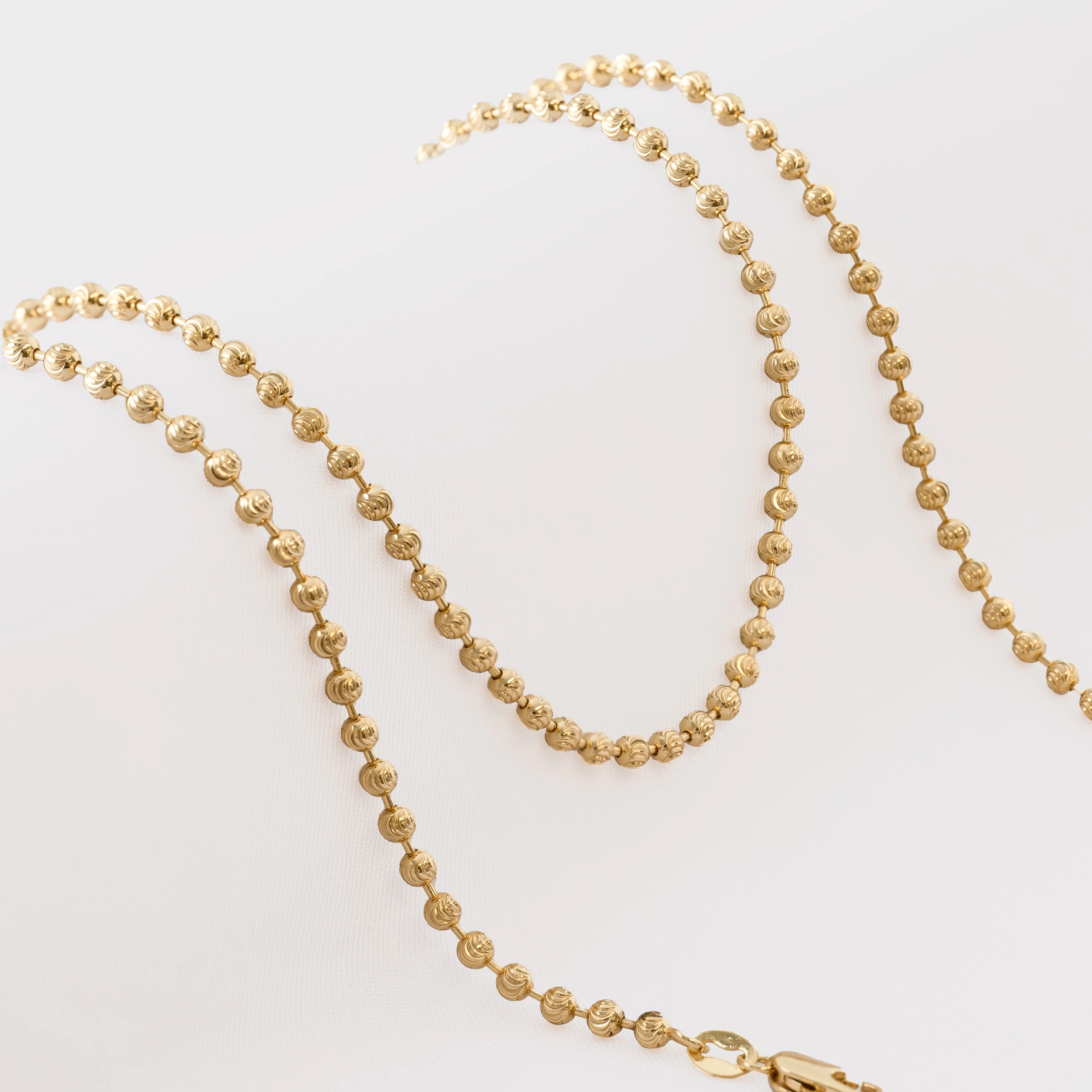 CADENA MILITAR 65CM 3MM-CADENAS-JOYERIA D'ORÉ-ORO LAMINADO 18K CALI