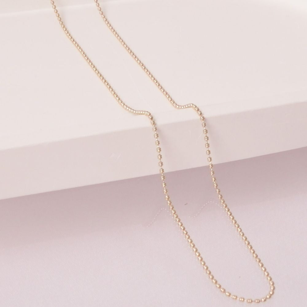 CADENA MILITAR 45CM-CADENAS-JOYERIA D'ORÉ-ORO LAMINADO 18K CALI