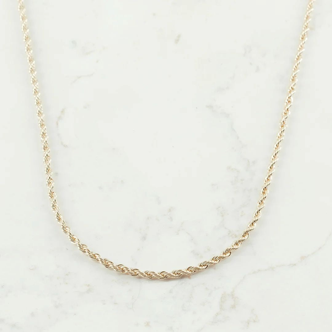 CADENA LAZO DELGADO 2MM 45CM-CADENAS-JOYERIA D'ORÉ-ORO LAMINADO 18K CALI