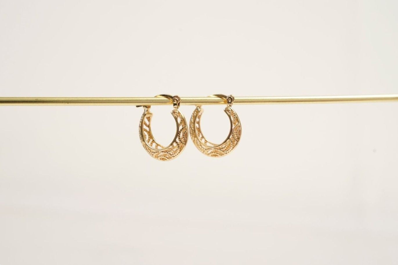 CANDONGA EGIPCIA MEDIANA-CANDONGAS-JOYERIA D'ORÉ-ORO LAMINADO 18K CALI