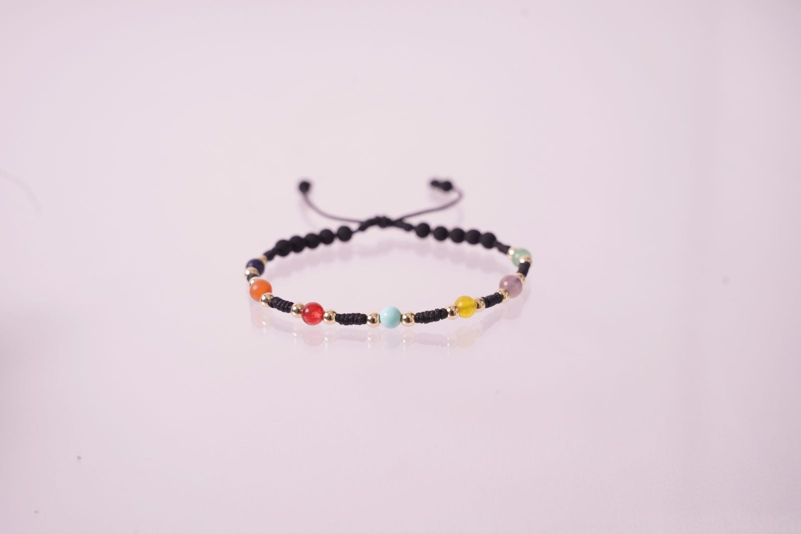 PULSERA 7 PIEDRAS COLORES