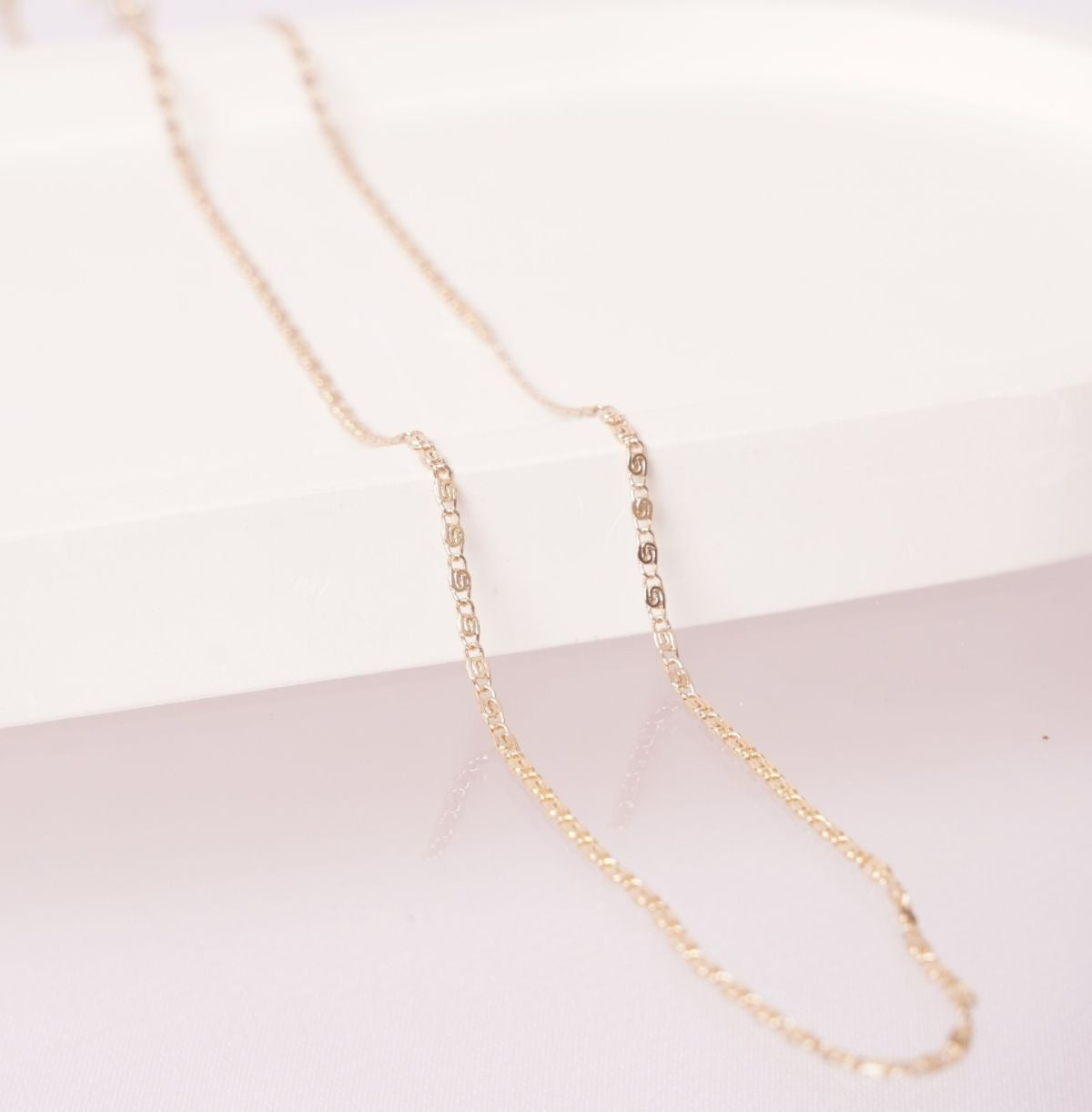 CADENA CARACOL 45CM-CADENAS-JOYERIA D'ORÉ-ORO LAMINADO 18K CALI