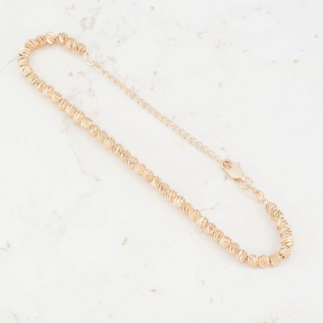 PULSERA BALIN MARTILLADO 4MM