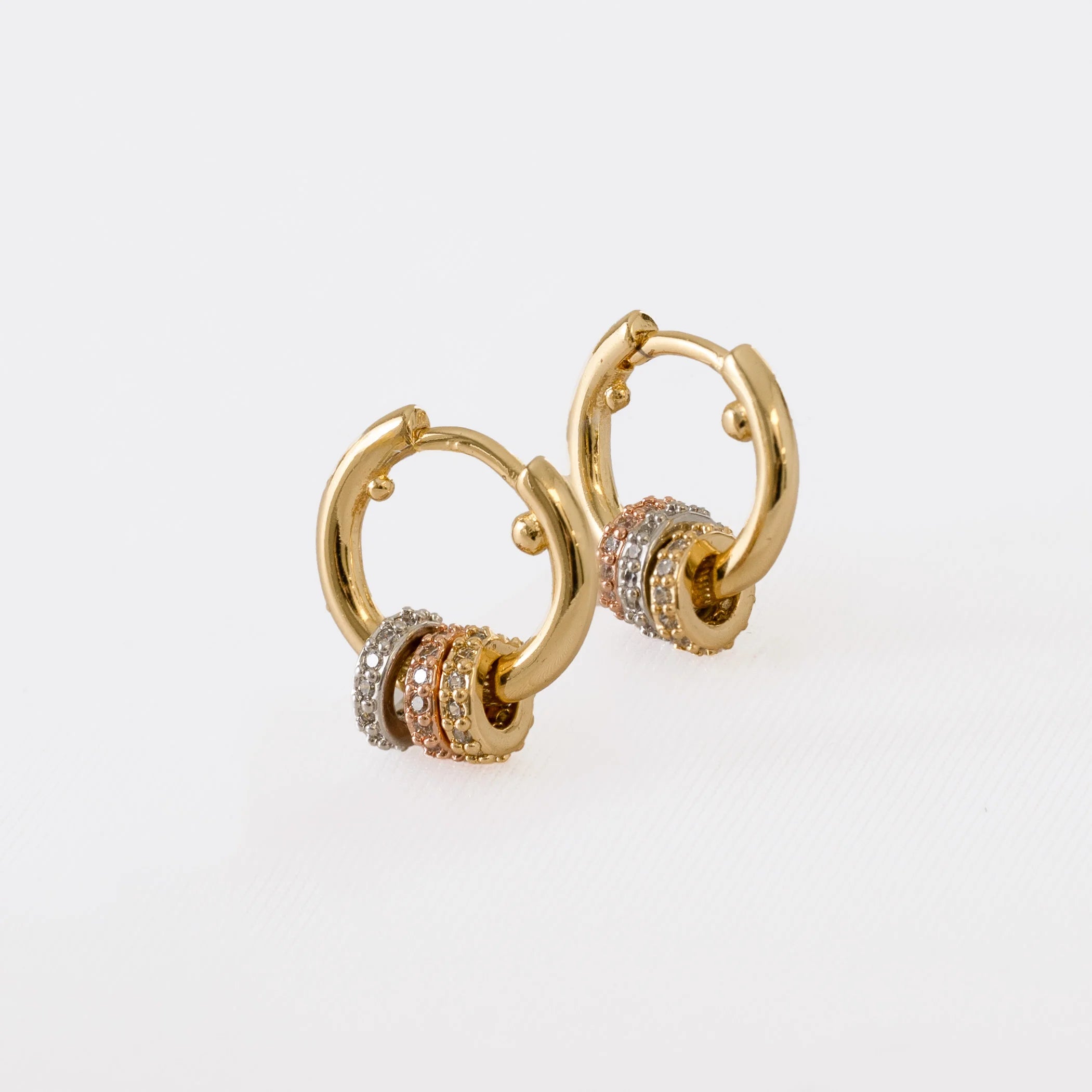 CANDONGAS TRES AROS-CANDONGAS-JOYERIA D'ORÉ-ORO LAMINADO 18K CALI
