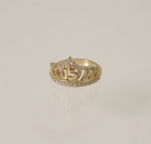 ANILLO 15 AÑOS ZIRCON PEQUEÑO