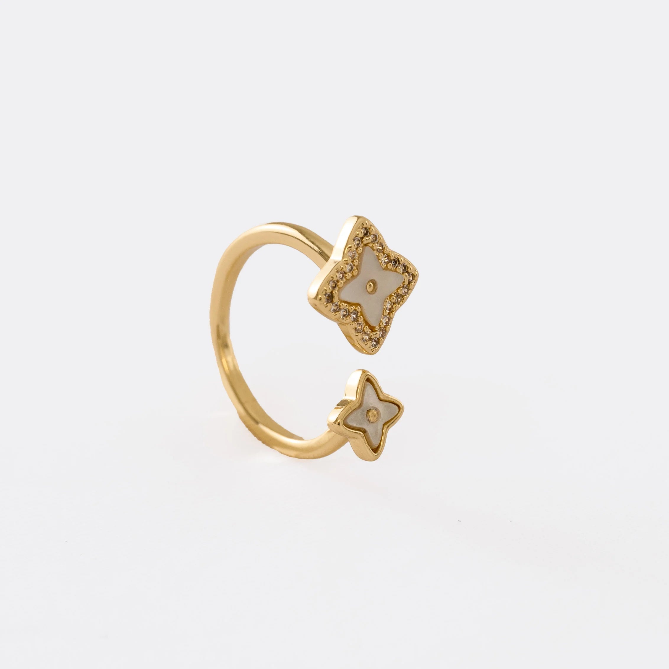 ANILLO AJUSTABLE LOTTUS-ANILLO MUJER-JOYERIA D'ORÉ-ORO LAMINADO 18K CALI