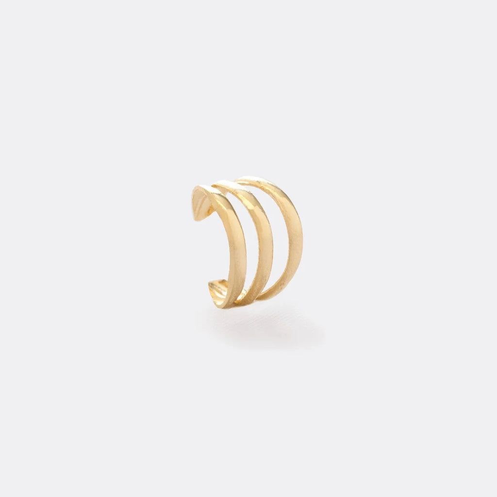 EARCUFF AURA oro laminado 18k cali