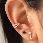 EARCUFF ECLAT-CANDONGAS-JOYERIA D'ORÉ-ORO LAMINADO 18K CALI