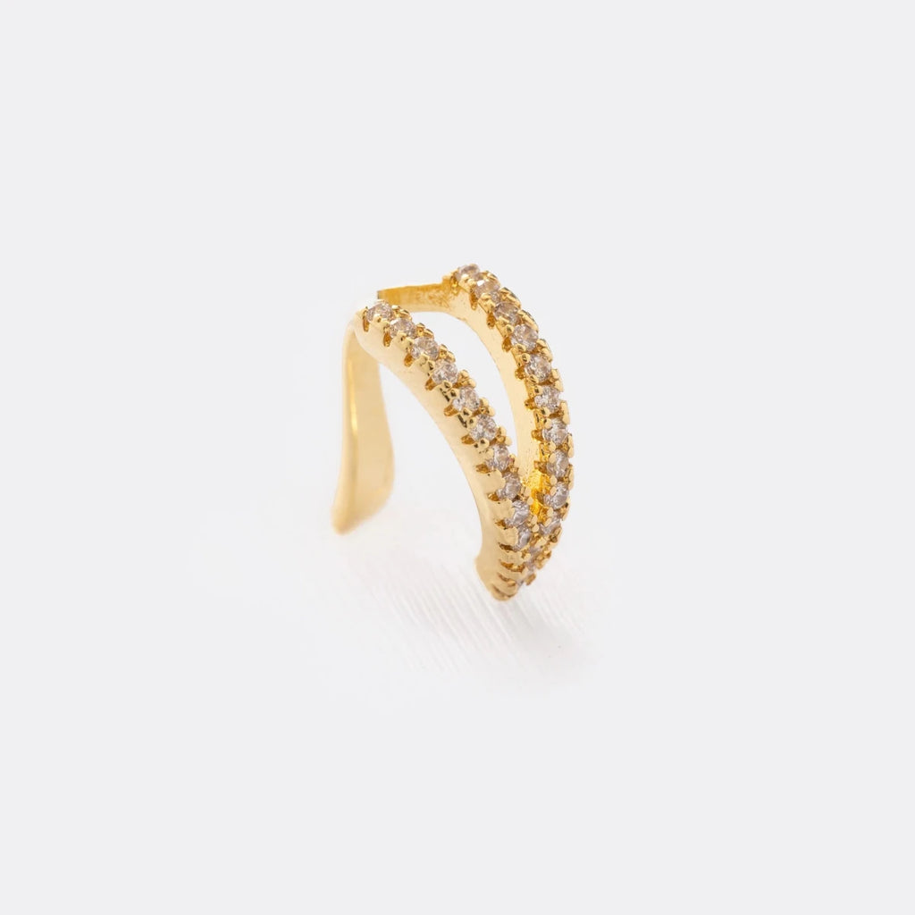 EARCUFF ECLAT oro laminado 18k cali