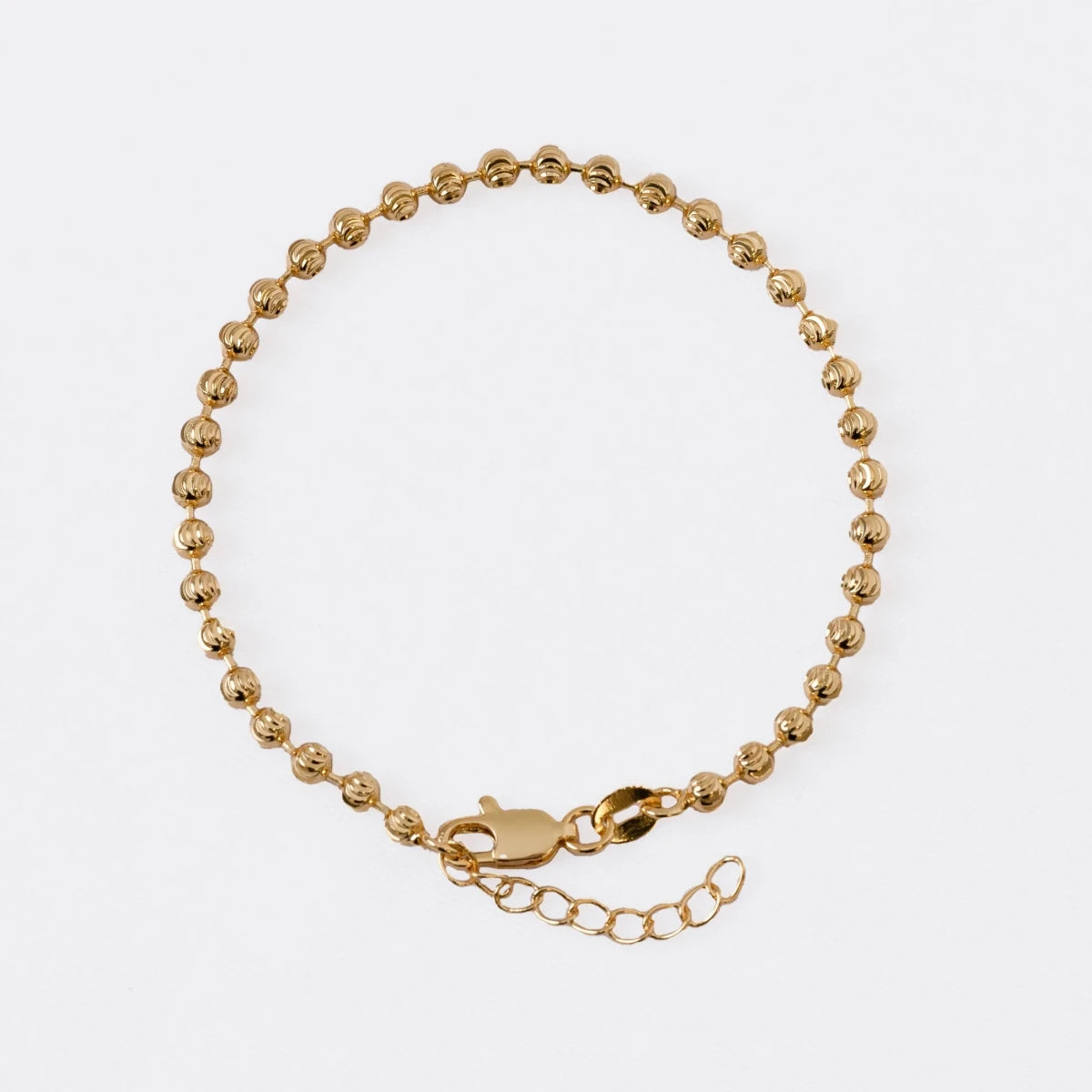 PULSERA ITALIANA 16CM 3MM (EXTENSOR)-PULSERAS ORO LAMINADO-JOYERIA D'ORÉ-ORO LAMINADO 18K CALI