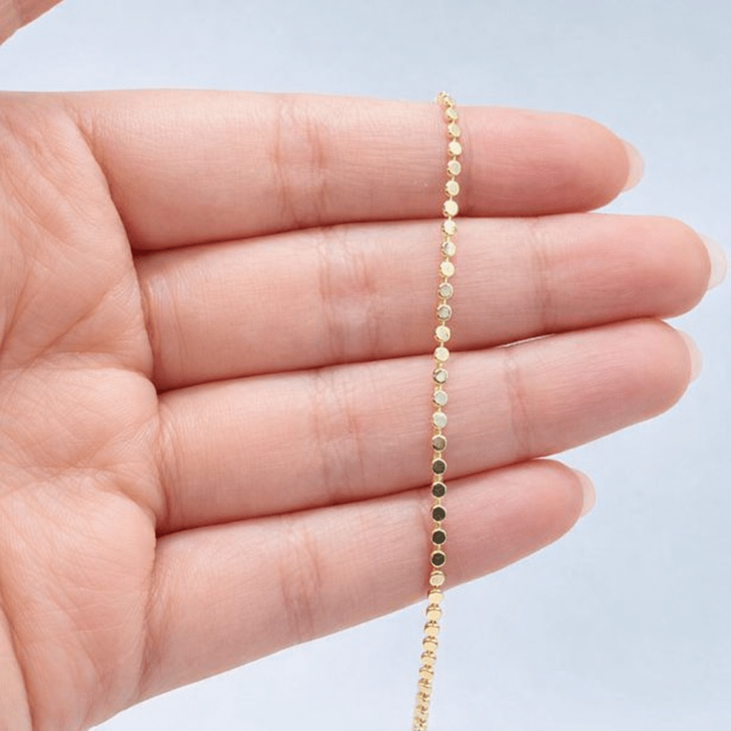 PULSERA PUNTICOS 1.5MM 17CM-PULSERAS ORO LAMINADO-JOYERIA D'ORÉ-ORO LAMINADO 18K CALI