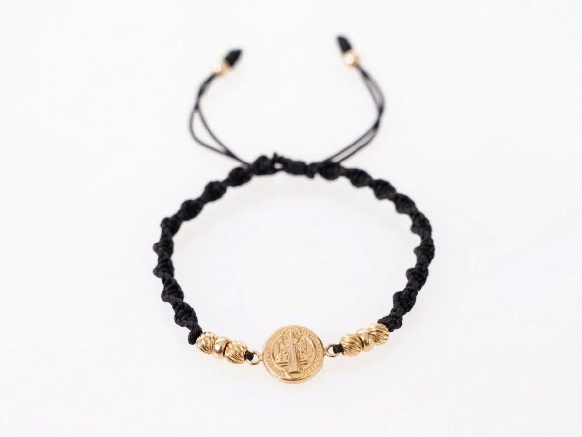 PULSERA SAN BENITO 8 BALINES 4MM-PULSERAS TEJIDAS-JOYERIA D'ORÉ-ORO LAMINADO 18K CALI
